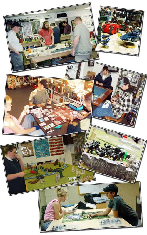 The Gameroom at Hit Point Hobbies